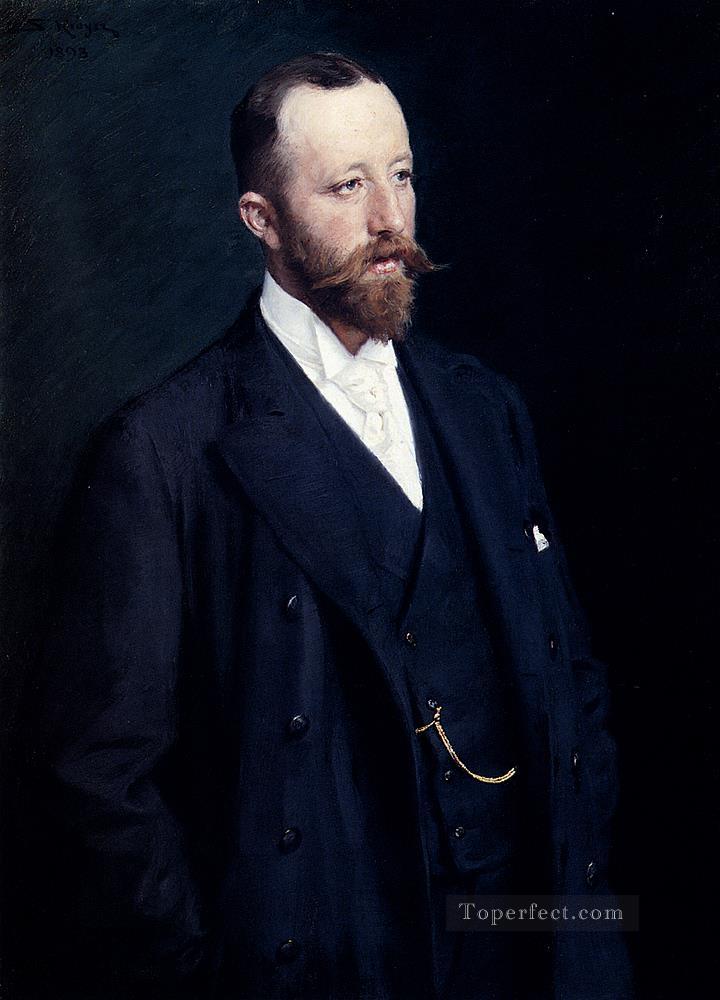 Retrato de un caballero Peder Severin Kroyer Pintura al óleo